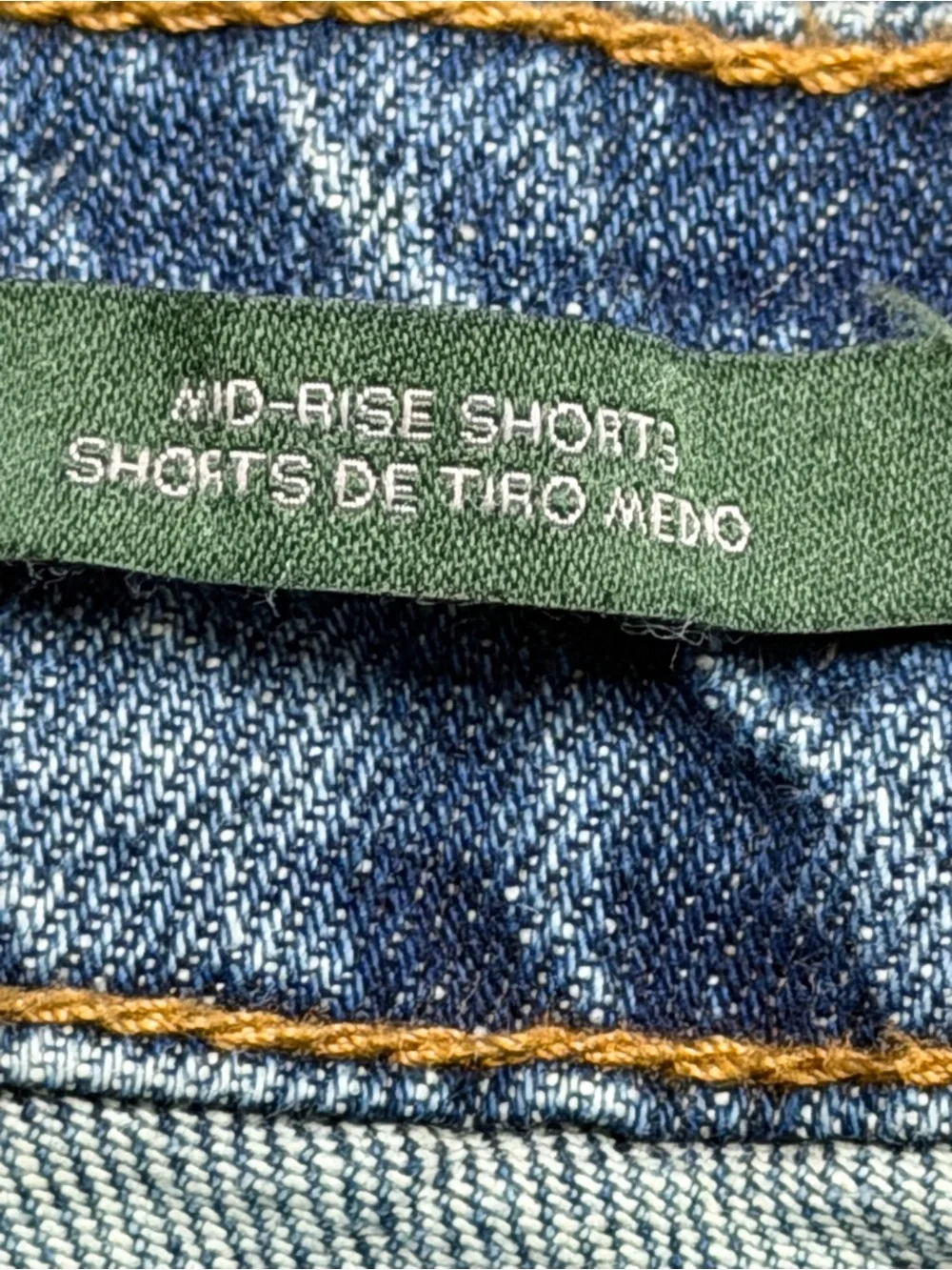 Wild Fable High Rise Denim Jorts | Distressed Blue Jean Shorts | Size 14